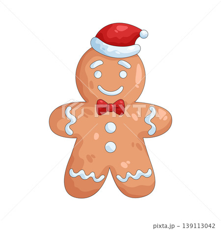 Illustration of gingerbread man Illustration of gingerbread man 139113042