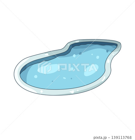 Illustration of pool Illustration of pool 139113768