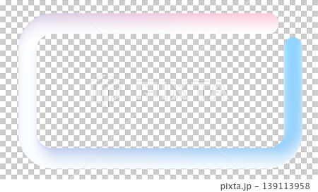 Gradient 3D Tube Frame Background - Blue & Red - 16:9 139113958