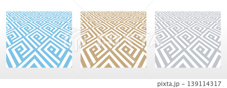 Set of abstract geometric patterns. Modern vector backgrounds. Colored ornaments Graphic modern patterns Simple lattice graphic design 139114317