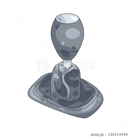Illustration of gear shift knob Illustration of gear shift knob 139114344
