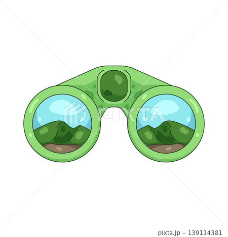 Illustration of Binoculars  139114381