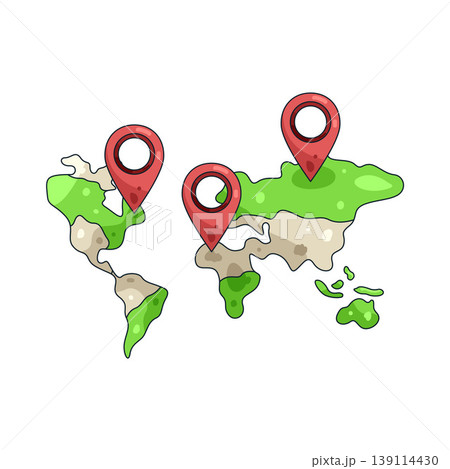 Illustration of location pin Illustration of location pin 139114430