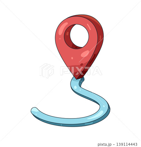 Illustration of location pin 139114443