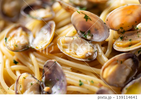 アサリのボンゴレビアンコパスタ 139114641