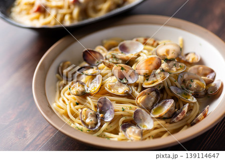 アサリのボンゴレビアンコパスタ アサリのボンゴレビアンコパスタ 139114647
