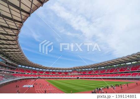 パロマ瑞穂スタジアム、約3万人収容の競技場が完成〈愛知県名古屋市〉 パロマ瑞穂スタジアム、約3万人収容の競技場が完成〈愛知県名古屋市〉 139114801