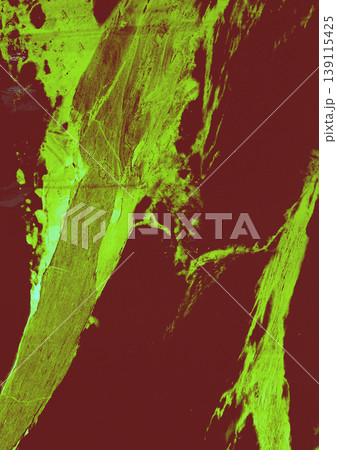 Abstract organic texture with vibrant neon lime green glow on dark burgundy background. High contrast surreal pattern or digital glitch. Creative art. Abstract organic texture with vibrant neon lime green glow on dark burgundy background. High contrast surreal pattern or digital glitch. Creative art. 139115425