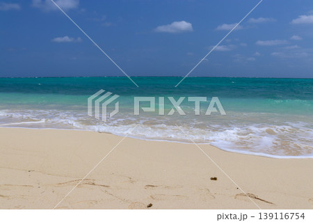 沖縄宮古島のエメラルドブルーの海と白浜ビーチ 沖縄宮古島のエメラルドブルーの海と白浜ビーチ 139116754