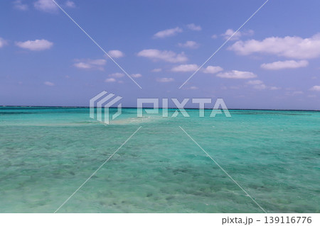 沖縄宮古島のエメラルドブルーの海と白浜ビーチ 沖縄宮古島のエメラルドブルーの海と白浜ビーチ 139116776