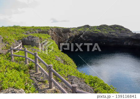 沖縄下地島の通り池 沖縄下地島の通り池 139116841