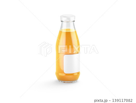 Blank transparent glass juice bottle with white label mockup png, transparent background 3d rendering. Empty jar with juicy fruits drink with lid mock up cut out. Clear natural squeezed beverage pack. Blank transparent glass juice bottle with white label mockup png, transparent background 3d rendering. Empty jar with juicy fruits drink with lid mock up cut out. Clear natural squeezed beverage pack. 139117082