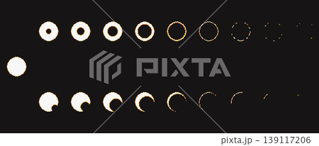 Pixel Flash Explosion Frames Set Pixel Flash Explosion Frames Set 139117206