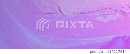 Modern oil painting texture featuring thick impasto brush strokes of violet and purple paint blending into a smooth color gradient Modern oil painting texture featuring thick impasto brush strokes of violet and purple paint blending into a smooth color gradient 139117414