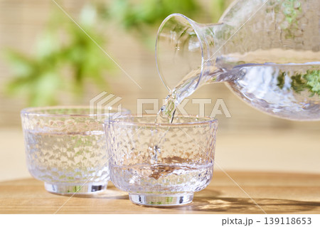 夏の日本酒イメージ 冷酒 夏の日本酒イメージ 冷酒 139118653
