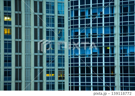 Windows of business building. Building abstract.  Building background. 139118772