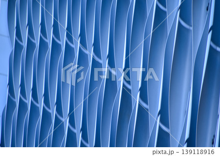 Exterior of modern architecture, modern city building. Modern architecture abstract background, building abstract. 139118916