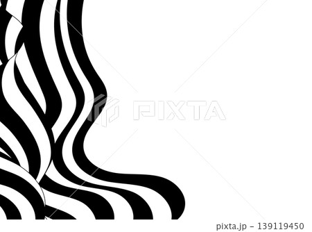 Geometric illusion with smooth lines for modern graphic design and creative projects. Eps 10 Geometric illusion with smooth lines for modern graphic design and creative projects. Eps 10 139119450