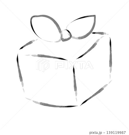筆で描いた風呂敷包のイラスト 筆で描いた風呂敷包のイラスト 139119987