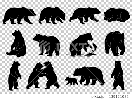Bear silhouette Bear silhouette 139121082