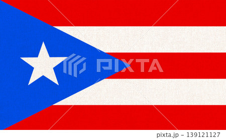 Flag of Guam on fabric surface. American Guam flag on fabric Flag of Guam on fabric surface. American Guam flag on fabric 139121127