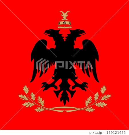 Official Flag and Standard of the President of Albania 139121433