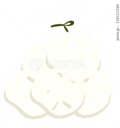 white lotus root in a plastic pack 139121560