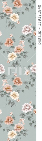 Collection of soft focus watercolor floral and botanical seamless patterns in pastel tones Collection of soft focus watercolor floral and botanical seamless patterns in pastel tones 139121940