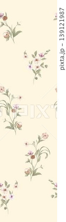 Collection of soft focus watercolor floral and botanical seamless patterns in pastel tones Collection of soft focus watercolor floral and botanical seamless patterns in pastel tones 139121987