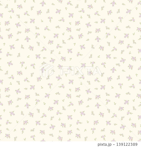 Collection of elegant soft focus watercolor floral and vintage seamless patterns 139122389