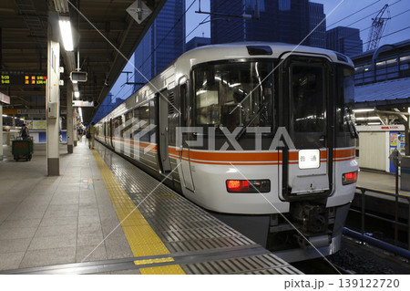 東海道本線373系9両（快速ムーンライトながら号運転後の普通列車） 139122720