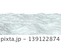 Abstract three-dimensional isolate with a relief wavy surface and smooth curves. 139122874