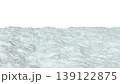 Abstract three-dimensional isolate with a relief wavy surface and smooth curves. 139122875