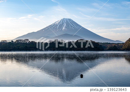 精進湖から望む富士山 精進湖から望む富士山 139123643