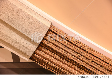 A cross-section showing the interior details of an ancient construction at Kumamoto Castle. A cross-section showing the interior details of an ancient construction at Kumamoto Castle. 139124521
