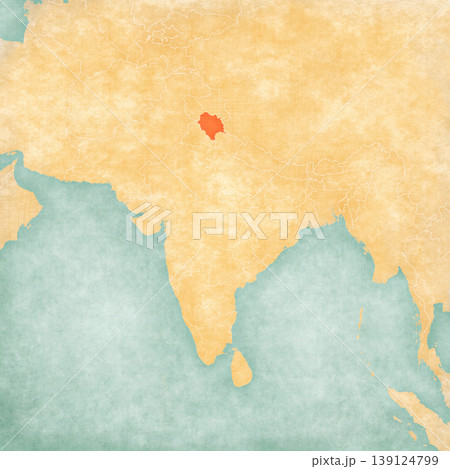 Map of India - Himachal Pradesh Map of India - Himachal Pradesh 139124799