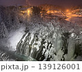 夜の白鬚の滝 139126001