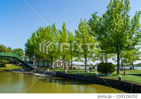 【水のある風景】「木曽三川公園」アクアワールド水郷パークセンター　《岐阜県 海津市》　 139126202