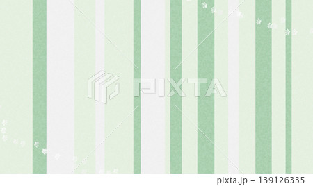 爽やかなグリーンのランダムストライプ背景 139126335