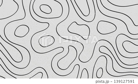 Abstract Topographic Line Grunge Texture on Gray Background.Vector Illustration Abstract Topographic Line Grunge Texture on Gray Background.Vector Illustration 139127591