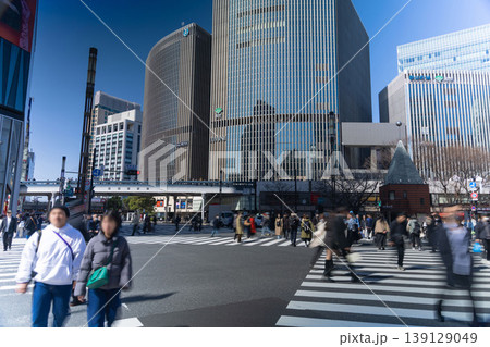 中央区銀座・数寄屋橋交差点【都市イメージ】 中央区銀座・数寄屋橋交差点【都市イメージ】 139129049