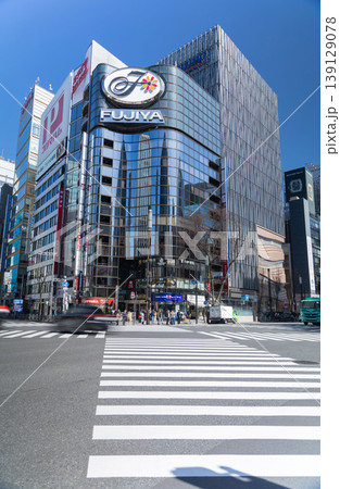 中央区銀座・数寄屋橋交差点【都市イメージ】 中央区銀座・数寄屋橋交差点【都市イメージ】 139129078