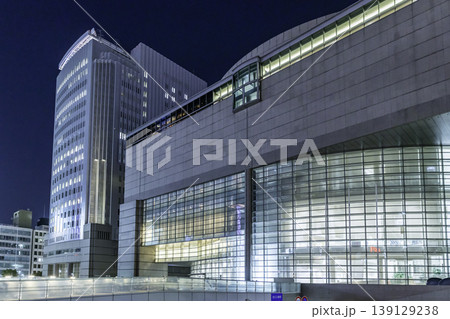 名古屋市街夜景　愛知芸術文化センター　愛知県芸術劇場　愛知県名古屋市 139129238