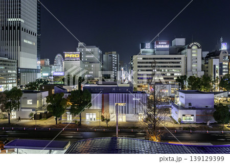 名古屋市街夜景 久屋大通公園 名古屋栄 愛知県名古屋市 名古屋市街夜景 久屋大通公園 名古屋栄 愛知県名古屋市 139129399