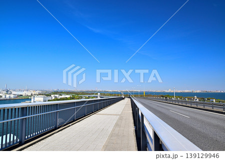 東京ゲートブリッジ歩道からの風景 東京ゲートブリッジ歩道からの風景 139129946