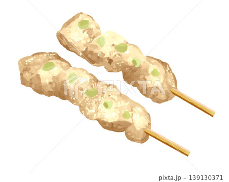 焼き鳥(ささみ)わさび付き 焼き鳥(ささみ)わさび付き 139130371