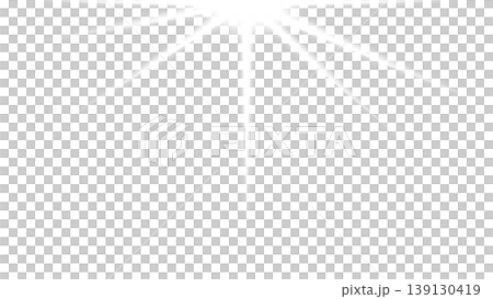 A beam of white light pouring down and a transparent background material. A beam of white light pouring down and a transparent background material. 139130419