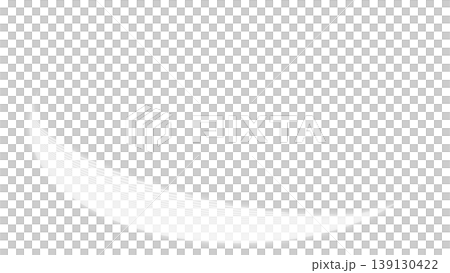 Transparent background material of a white crescent-shaped arc of light. Transparent background material of a white crescent-shaped arc of light. 139130422