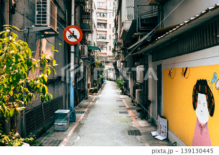台北 永康街の横路地 台北 永康街の横路地 139130445