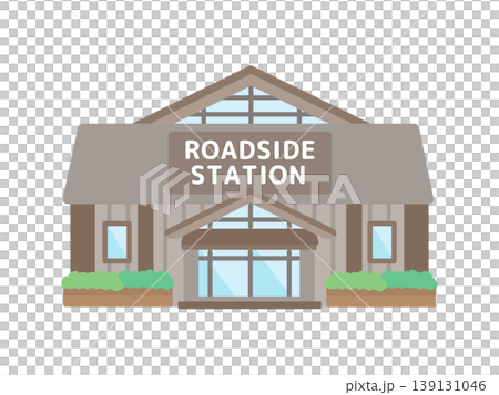 道の駅　建物　イラスト 139131046